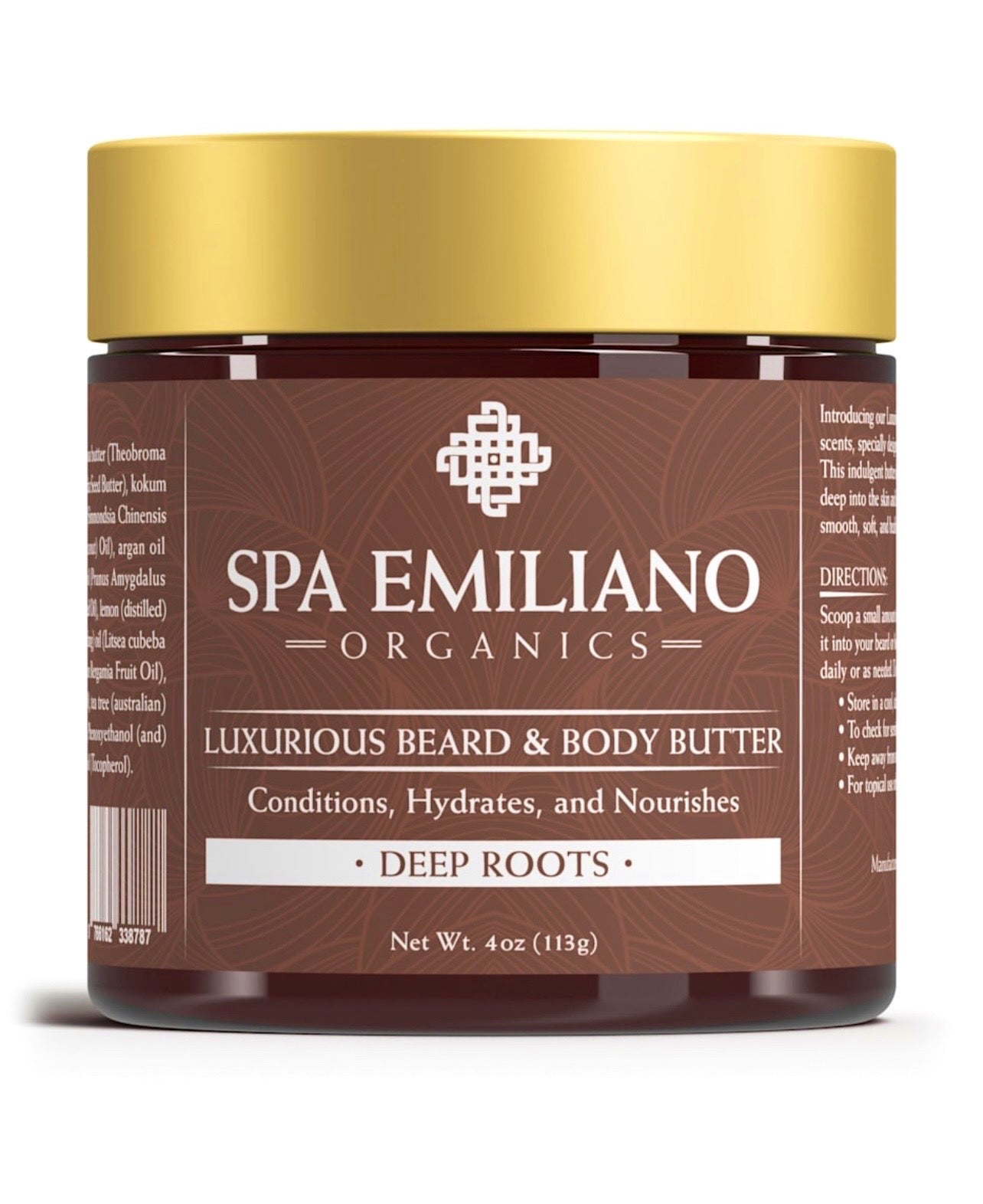 Luxurious Beard and Body Butter. Conditions+Hydrates+Nourishes. Deep Roots Scented 4oz(113g).