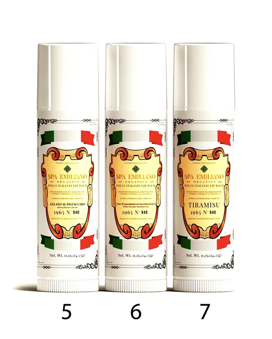 Dolci Italiani Lip Balm Moisturizer 0.15oz (4.25g) Each Tube