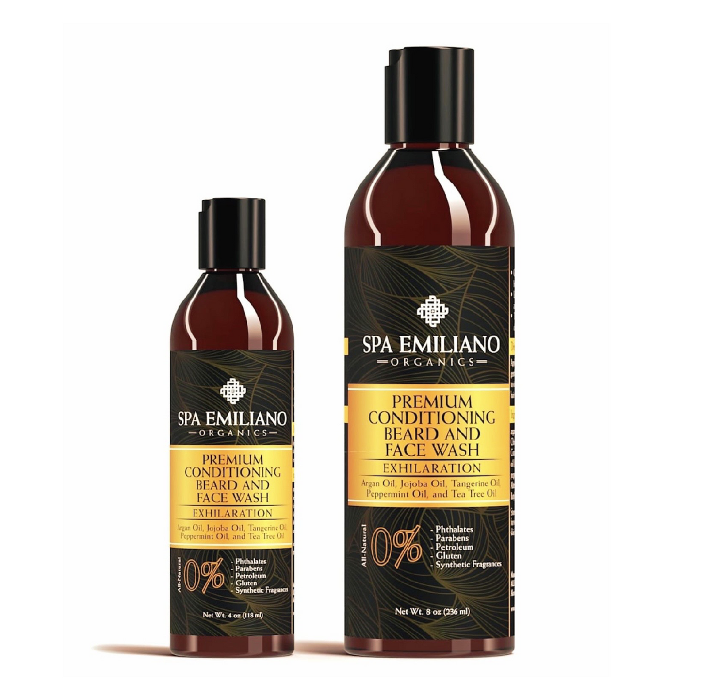 Premium Conditioning Beard and Face Wash - Exhilaration! Two Sizes.