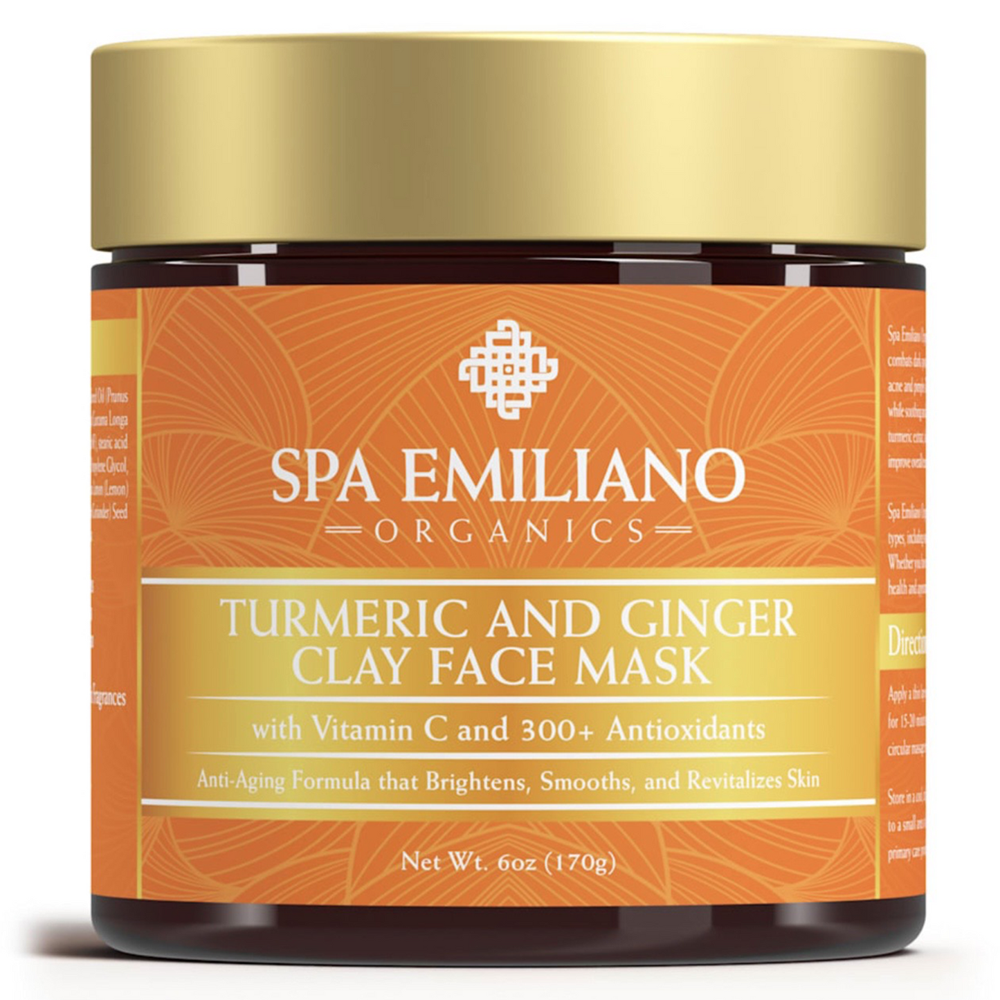 Turmeric and Ginger Face and Body Scrub. Two Sizes!