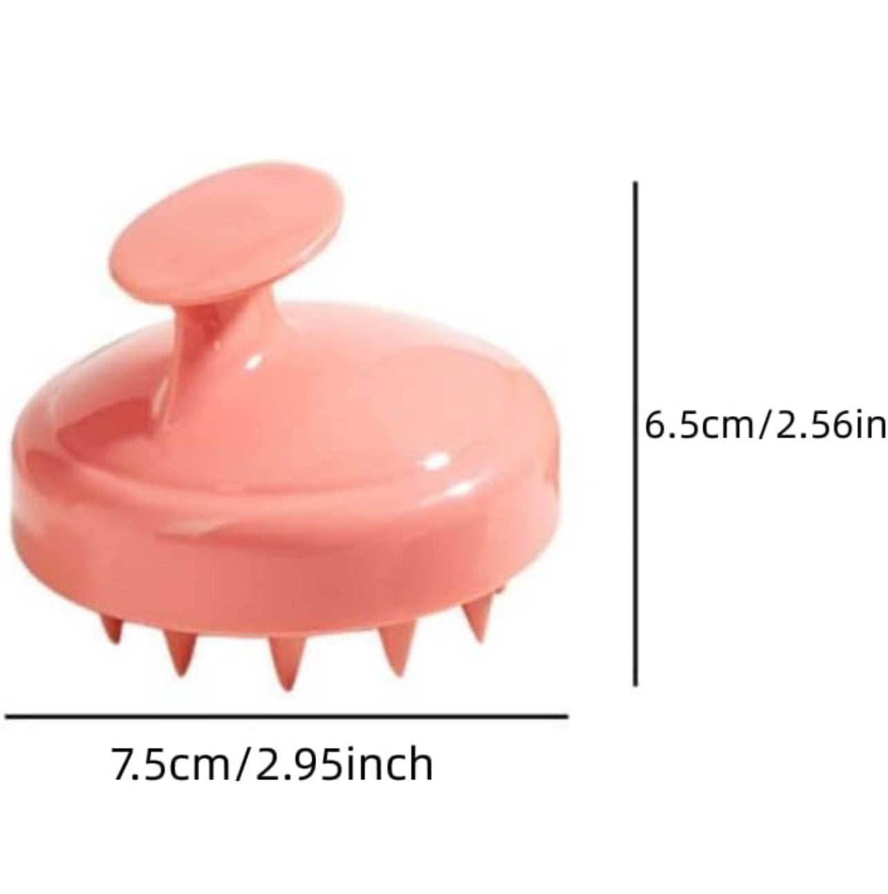 Hair Scalp Massager+Shampoo Brush with Soft Silicone Bristles