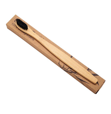 Eco-Friendly Bio-Degradable Bamboo Toothbrush-Medium Bristles