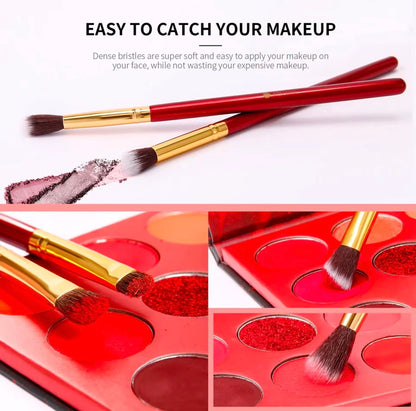7-piece RANCAI cosmetic eyeshadow brush set.