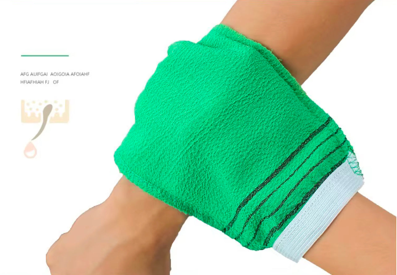 Korean Exfoliation Mitten. For Exfoliating+Body Scrubbing+Increasing Circulation.