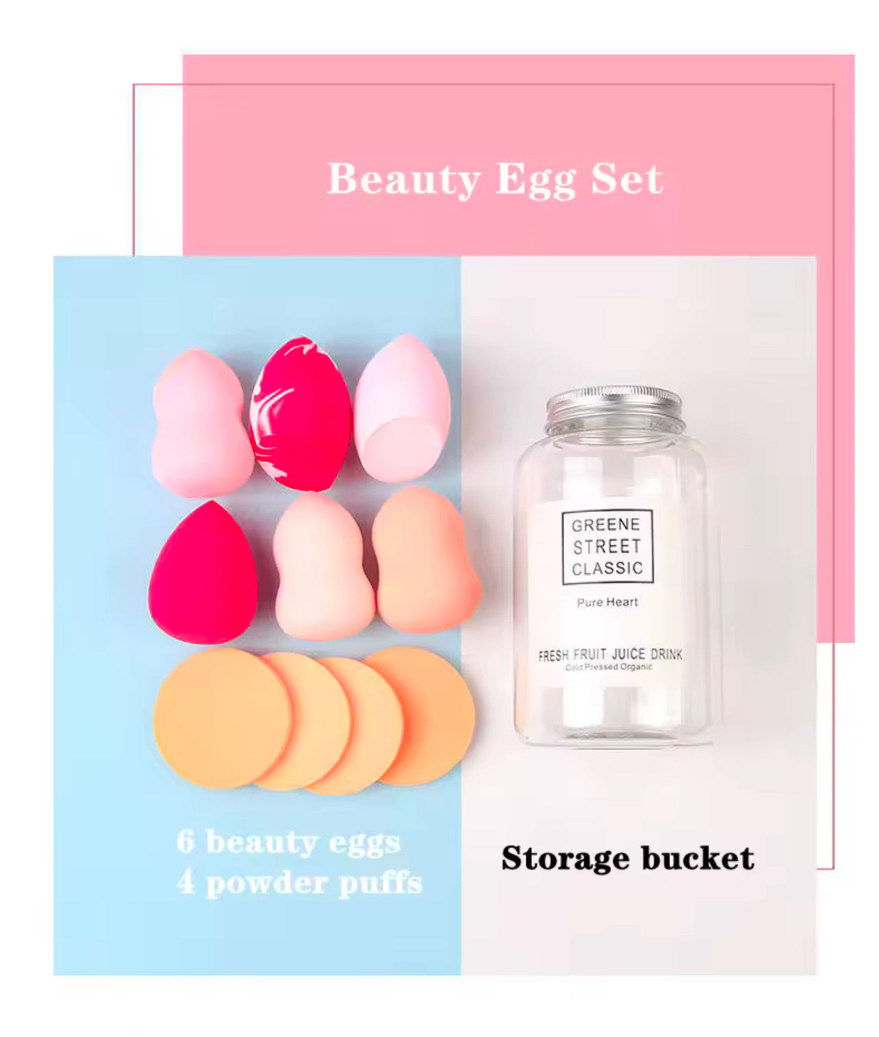 Beauty Makeup Sponge Egg Set