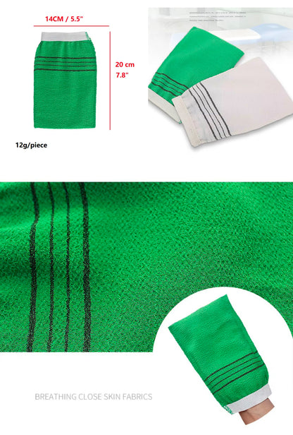 Korean Exfoliation Mitten. For Exfoliating+Body Scrubbing+Increasing Circulation.