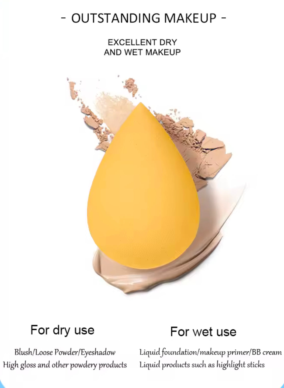 Beauty Makeup Sponge Egg Set