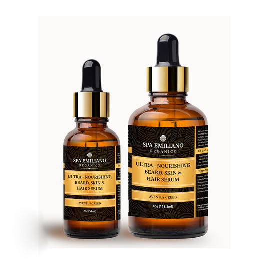 Luxurious Ultra-Nourishing Serum  for Beards, Hair, and Skin. Two Sizes.
