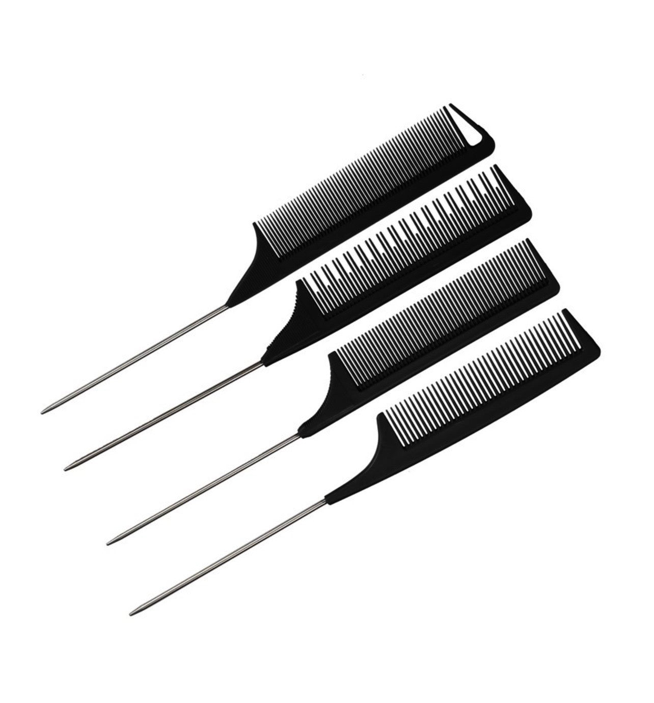 Four Piece, Steel Tailed Comb Set