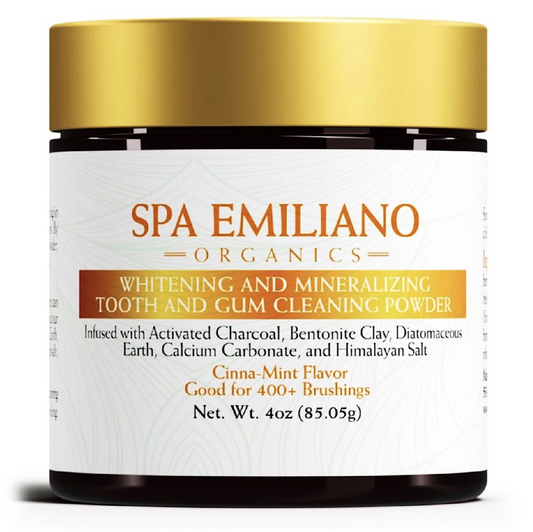 Whitening and Mineralizing Tooth and Gum Cleaning Powder. 4oz.