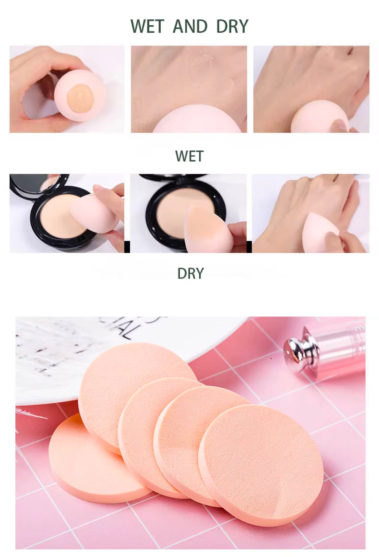Beauty Makeup Sponge Egg Set