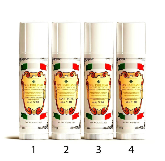 Dolci Italiani Lip Balm Moisturizer 0.15oz (4.25g) Each Tube