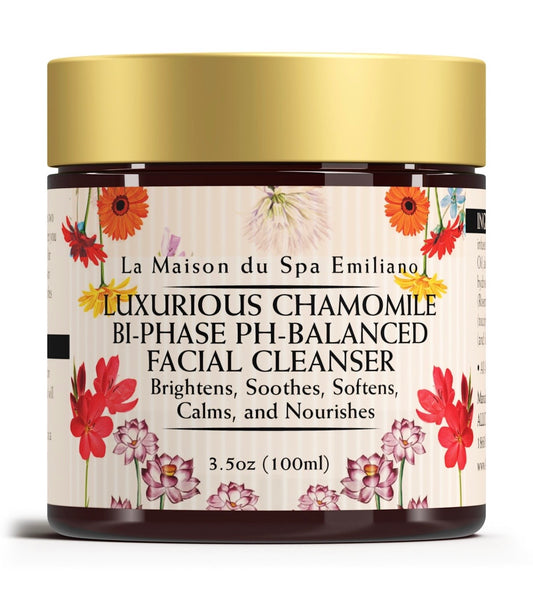 Luxurious Chamomile Bi-Phase PH-Balanced Facial Cleanser 3.5oz(100ml)