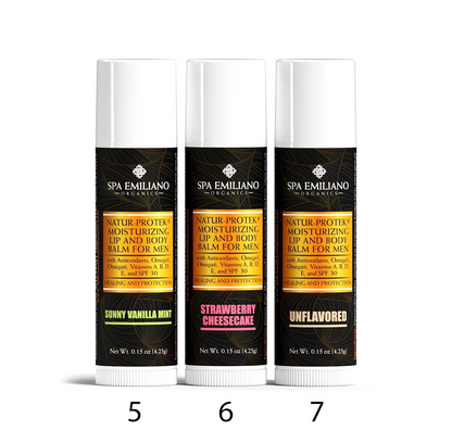 Men's Natur-Tek Moisturizing Lip+Body Balm 0.15oz (4.25g) Each Tube