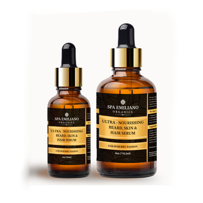 Luxurious Ultra-Nourishing Serum  for Beards, Hair, and Skin. Two Sizes.