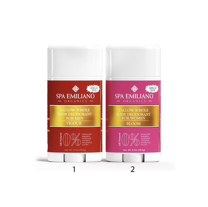 Tallow Whole Body Deodorant for Men and Women. 2.7oz.(76.5g)